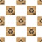 Recycle Cardboard Box Seamless Pattern