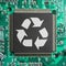 Recycle e-junk eco-friendly technology concept