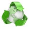 Recycle earth symbol