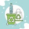 recycle ecology icons