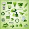 Recycle environment icons collection
