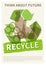 Recycle garbage vector illustration