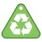 Recycle icon  to save the world, environmental friendly sign, eco sign for recycling