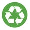 Recycle icon vector. Arrows recycle eco symbol vector illustration.  Cycle recycled icon. Recycled materials symbol.