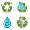 Recycle Icons Set