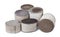 Recycle and purchase of precious non-ferrous metals. Six round and oval ceramic catalysts containing platinum, palladium and