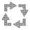 Recycle Recursive Collage of Itself Icons