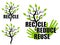 Recycle Reduce Reuse Green Tree