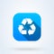 Recycle Simple vector modern icon design illustration