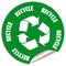 Recycle sticker