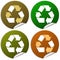 Recycle stickers