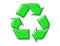 Recycle Symbol in Green