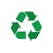 Recycle Symbol Green Arrows Logo Web Icon