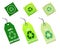 Recycle tags for environmental design