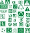 Recycle vector symbol stamp