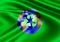 Recycle world flag