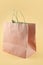 Recycled shopping pink paper bag