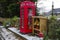 Recycled telephone kiosk