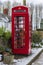 Recycled telephone kiosk