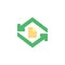 Recycling file document flat icon