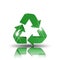 Recycling,icon,sing,3D illustration