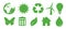 Recycling icons