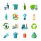 Recycling Icons Set