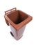 Recycling isolated bin for biodegradable waste