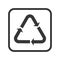 Recycling packaging and logistic vector isolated single icon