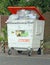 Recycling rubbish refuse wheelie bin