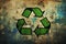 Recycling symbol. Environmental protection, ecology, recycle concept