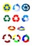 Recycling symbols