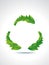 Recyle Icon With Leaf