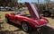 Red 1969 Chevrolet corvette stingrayconvertible at the 10th Annual Classic Car and Craft Show