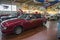 A red 1996 Tatra T-700 at Lane Motor Museum with the largest collection of vintage European cars, motorcycles and bicycles