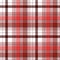 Red abstract check textile seamless pattern