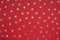 Red abstract Christmas background with glitter snowflake