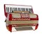 Red accordion