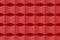 Red acoustic sound proof soft foam seamless pattern