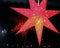 A red advent star