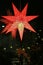 A red advent star