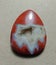 Red agate chabochone HQ crystal