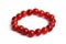 Red of agate, jasper bracelet