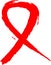 Red aids awareness ribbon