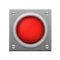 Red alarm button. Emergency signaling symbol on metal plate