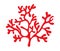 red algae silhouette vector symbol icon design. Beautiful illustration isolated on white background