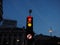 red and amber light traffic signal