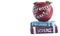 Red Apple on books figurine. Teacher appreciation.  Back to School Concept on white back ground