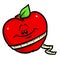 Red apple diet cartoon