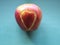 Red apple heart love natural healthy nutritious delicious tasty